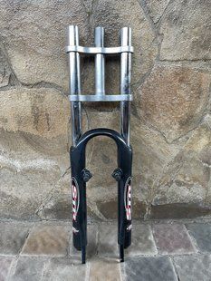 Двухкоронная вилка 26" str1900 Disc/V-Brake (черная) 170 мм 2110894093 фото