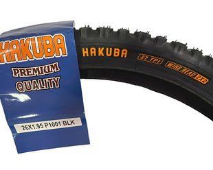 Покришка велосипедна Hakuba 26 x 1.95 P1001 (малюнок "шип") 2257202482 фото