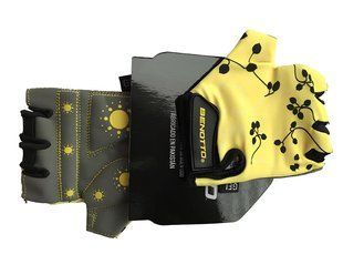 Перчатки детские открытые Benotto LCL-K6596 (желто-серые) для езды на велосипеде и занятия спортом 2238089371 фото