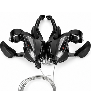 Моноблоки Shimano ST EF500 (3-7 скоростей) с тросиками для велосипеда EF500 фото