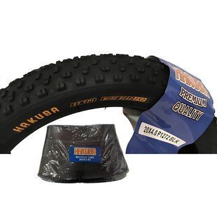 Комплект покришки з камерою 26x4.0 Hakuba на Fatbike 2546283639 фото