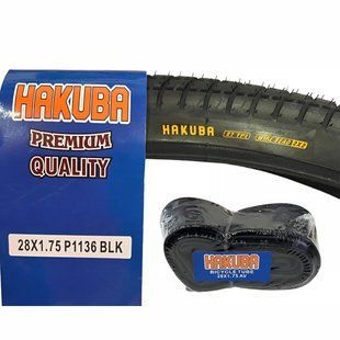 Комплект покришки з камерою "Hakuba" 28 x 1.75 "Ялинка" P1136 для велосипеда 2556270576 фото