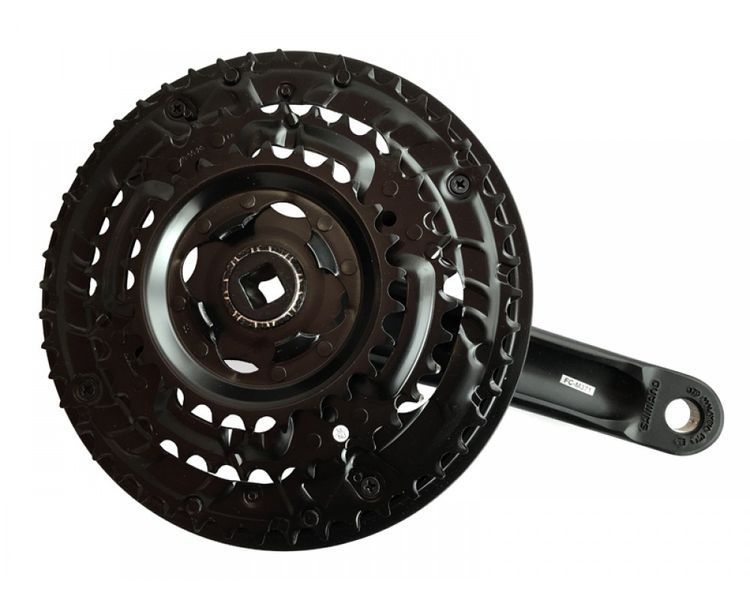 Шатун Shimano Acera тройной (44х32х22Т) 9x FC-M371 под квадрат для велосипеда 412411 фото