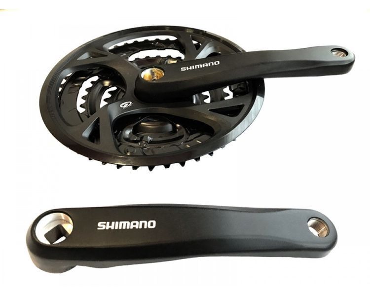 Шатун Shimano Acera тройной (44х32х22Т) 9x FC-M371 под квадрат для велосипеда 412411 фото