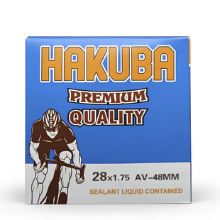 Антипрокольна камера Hakuba 28x1.75 (AV 48 мм) для велосипеда 2497318864 фото