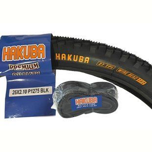 Комплект покришки з камерою "Hakuba" 26 x 2.10 P1275 на велосипед 2601032604 фото