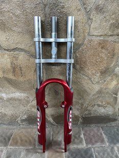 Двухкоронная вилка 26" str1900 Disc/V-Brake (красная) 170 мм для велосипеда 2503836947 фото