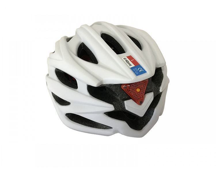 Шолом Calibri (White) FSK-450 з задньою мигалкою L (58-61 см.) з задньою мигалкою для велосипеда 2109906630 фото