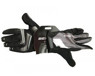 Перчатки закрытые Benotto CG-78611 (серые) для езды на велосипеде и занятия спортом 2234901451 фото